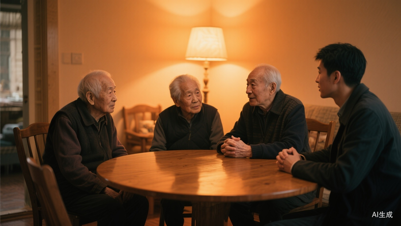 老人一开口,我们便竖起了耳朵